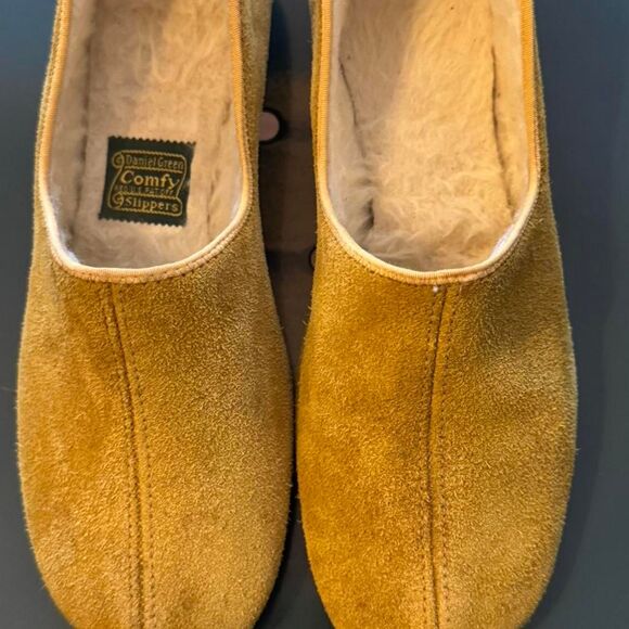 Vintage Daniel Green Women's Yellow shoes/ Slippers - size 6 - Picture 5 of 8